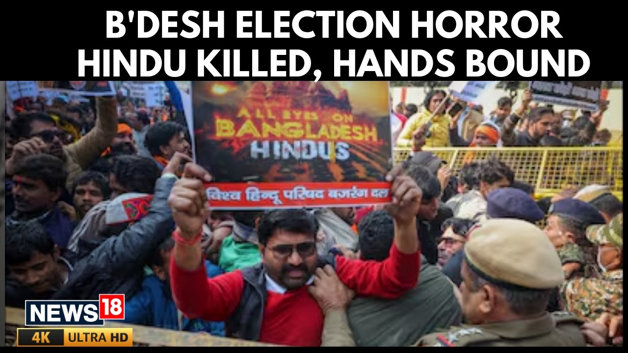 Bangladesh Election Violence: Hindu Man Brutally Murdered, Hands Tied, Life Taken | Shocking | 4K