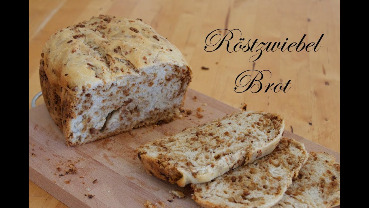 Brot Rezept: R&ouml;stzwiebel Brot extra zwiebelig! - Brotbackautomat Unold