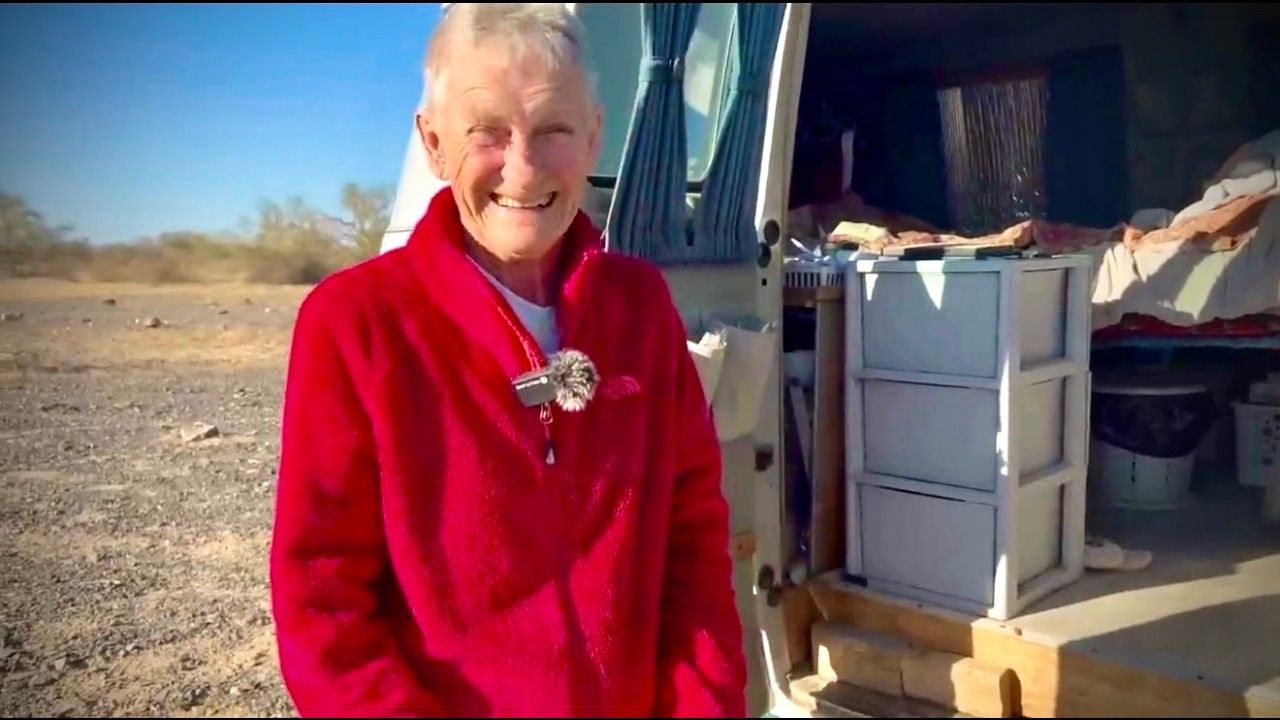 She Retired from Trucking But Never Left Life on the Road. Now She Lives in a &rsquo;95 Chevy Van.