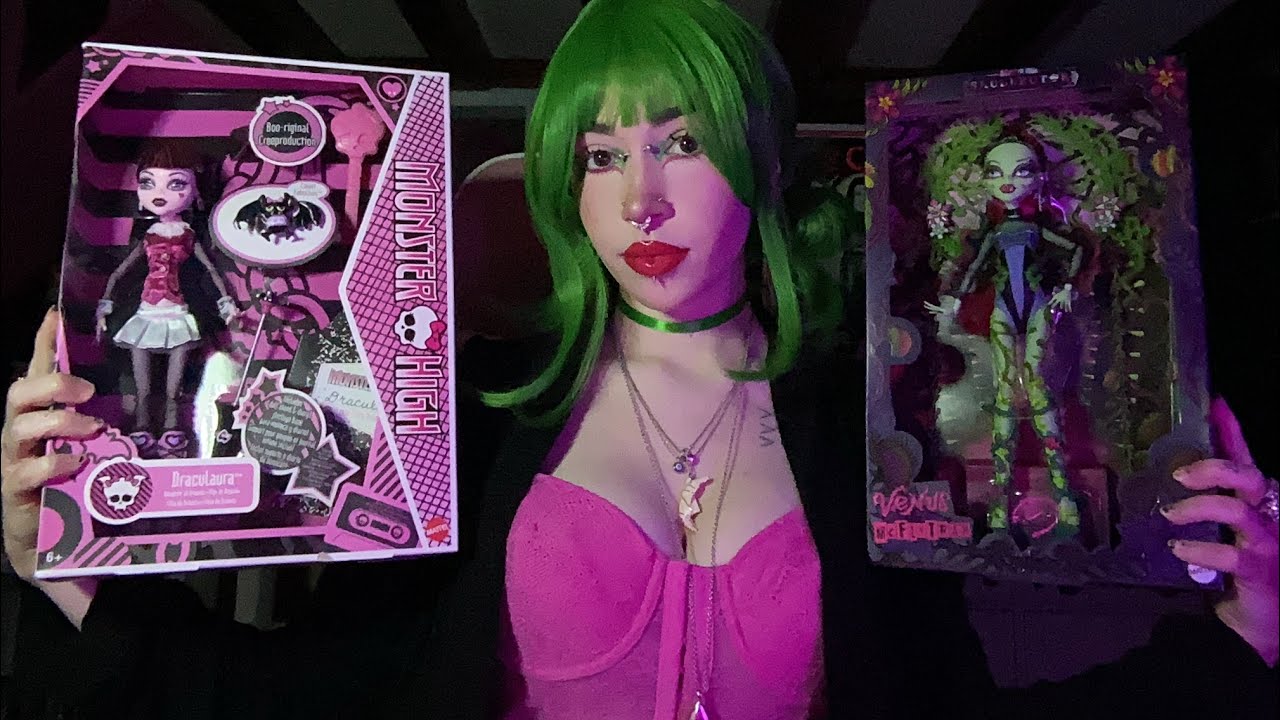 Unboxing Monster High Dolls ASMR | Tapping, Scratching, Rambling, Whispering