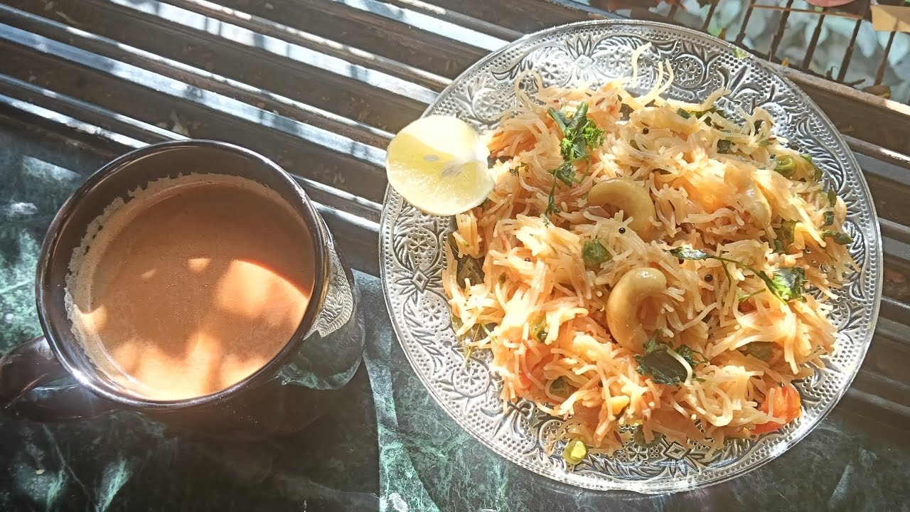 Sevaiya Upma with Chai