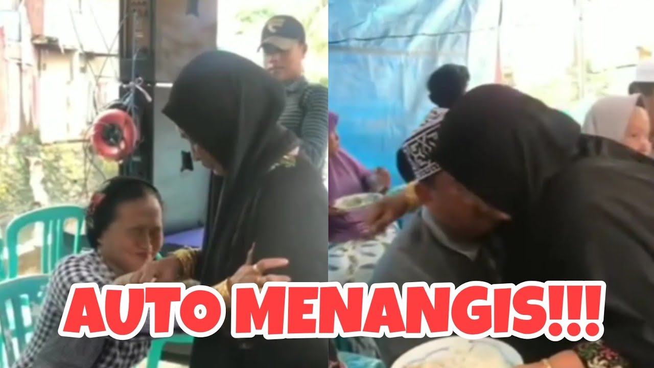 AUTO NANGIS.... SEORANG IBU MENYUAPI ANAK-ANAKNYA YANG SUDAH BESAR