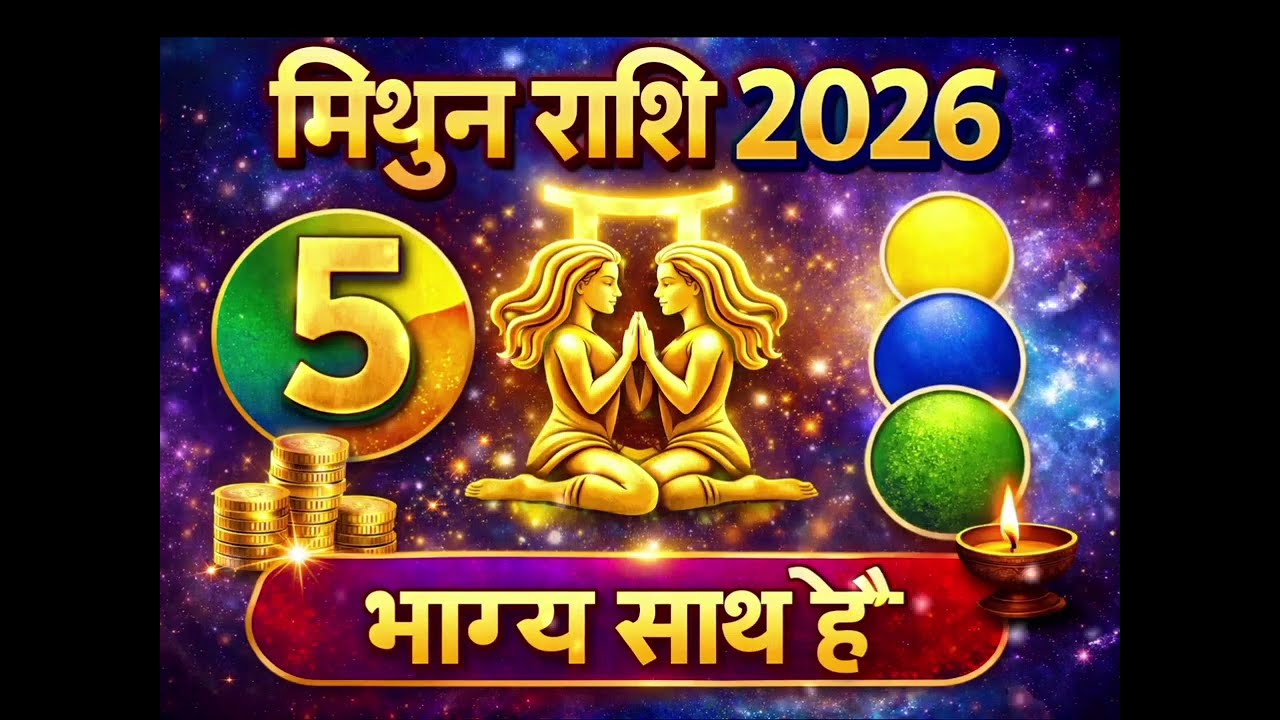 मिथुन राशि 2026 – धन, सफलता और खुशियों भरा साल#मिथुनराशि#MithunRashi 2026