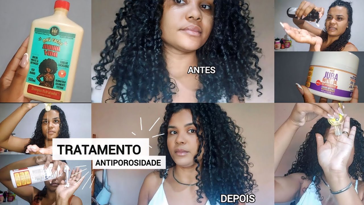 RECUPERANDO MEU CABELO CACHEADO | TRATAMENTO ANTIPOROSIDADE  @WidiCareblog @lolacosmeticstv 
