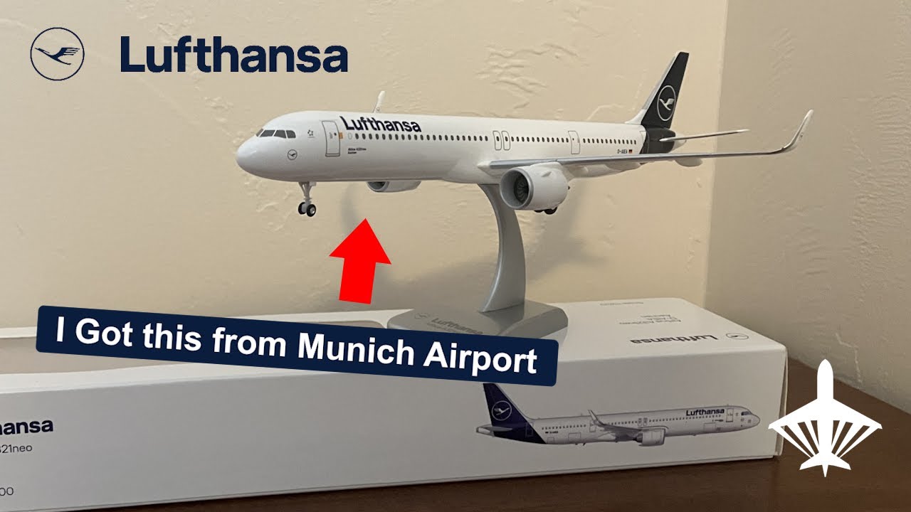 UNBOXING Limox Wings 1:200 Lufthansa Airbus A321neo D-AIEA model from Munich Airport WorldShop