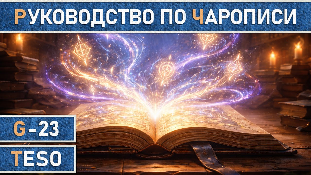 TESO: Самый подробный гайд по профессии Чаропись (Scribing) в 2026 году в The Elder Scrolls Online.