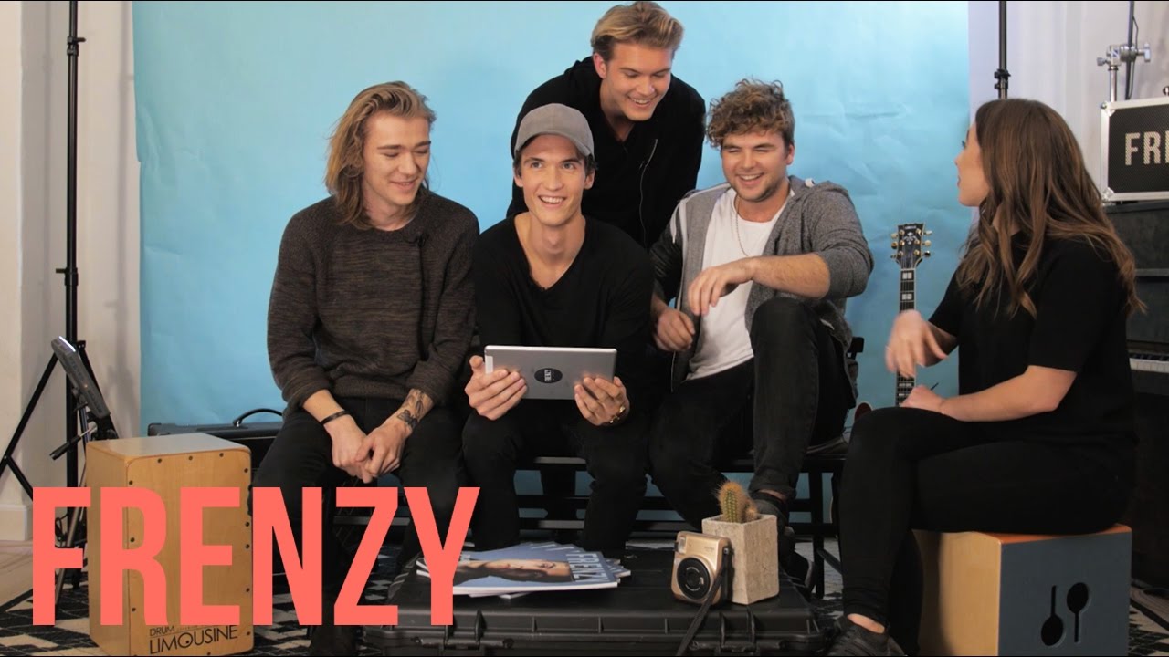 Page Four Reacts på deres gamle videoer - Frenzy interview