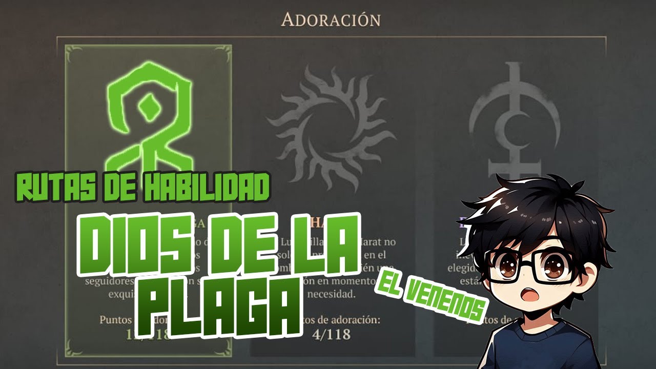 RUTAS de HABILIDADES dios de la PLAGA🟢 | Grim Soul Survival Gameplay