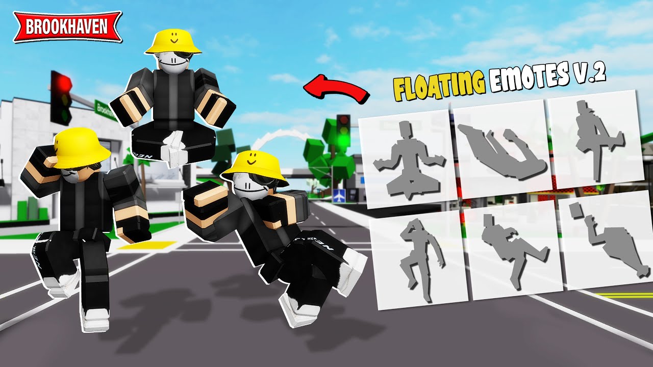 15 EMOTES UGC MELAYANG (Code, Trick & More) Di Brookhaven RP