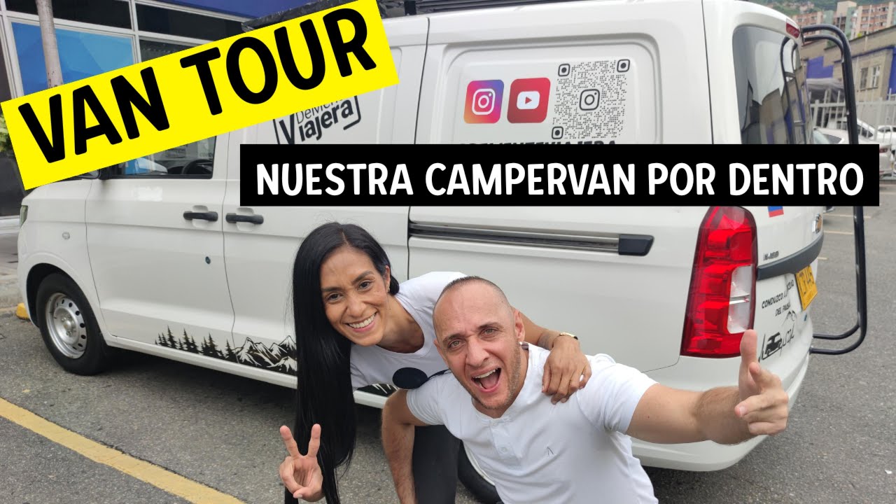 VAN TOUR 🚐 ¡Nuestra CAMPERVAN hecha con nuestras manos lo tiene TODO para vivir viajando! 🔥