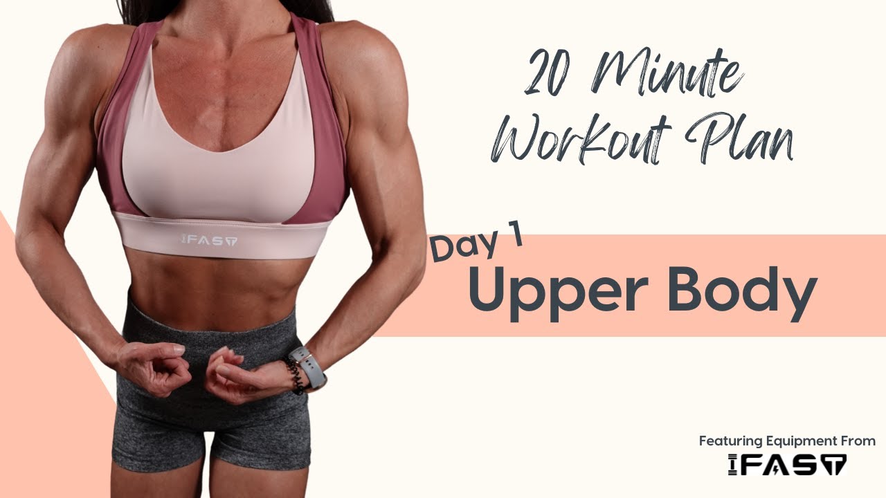 20 Minute upper body workout biceps and triceps- Strength training at home