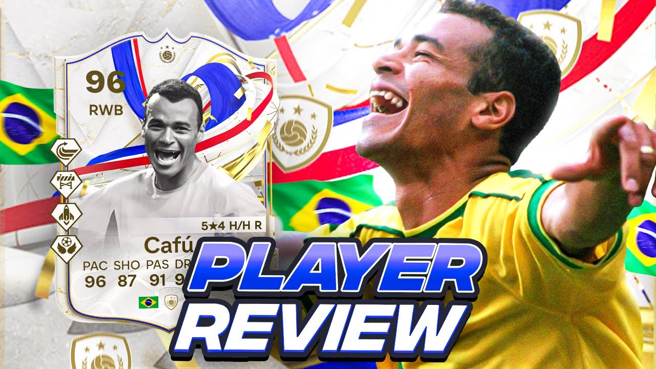 5⭐4⭐ 96 GREATS OF THE GAME ICON CAFU SBC PLAYER REVIEW | FC 24 Ultimate Team
