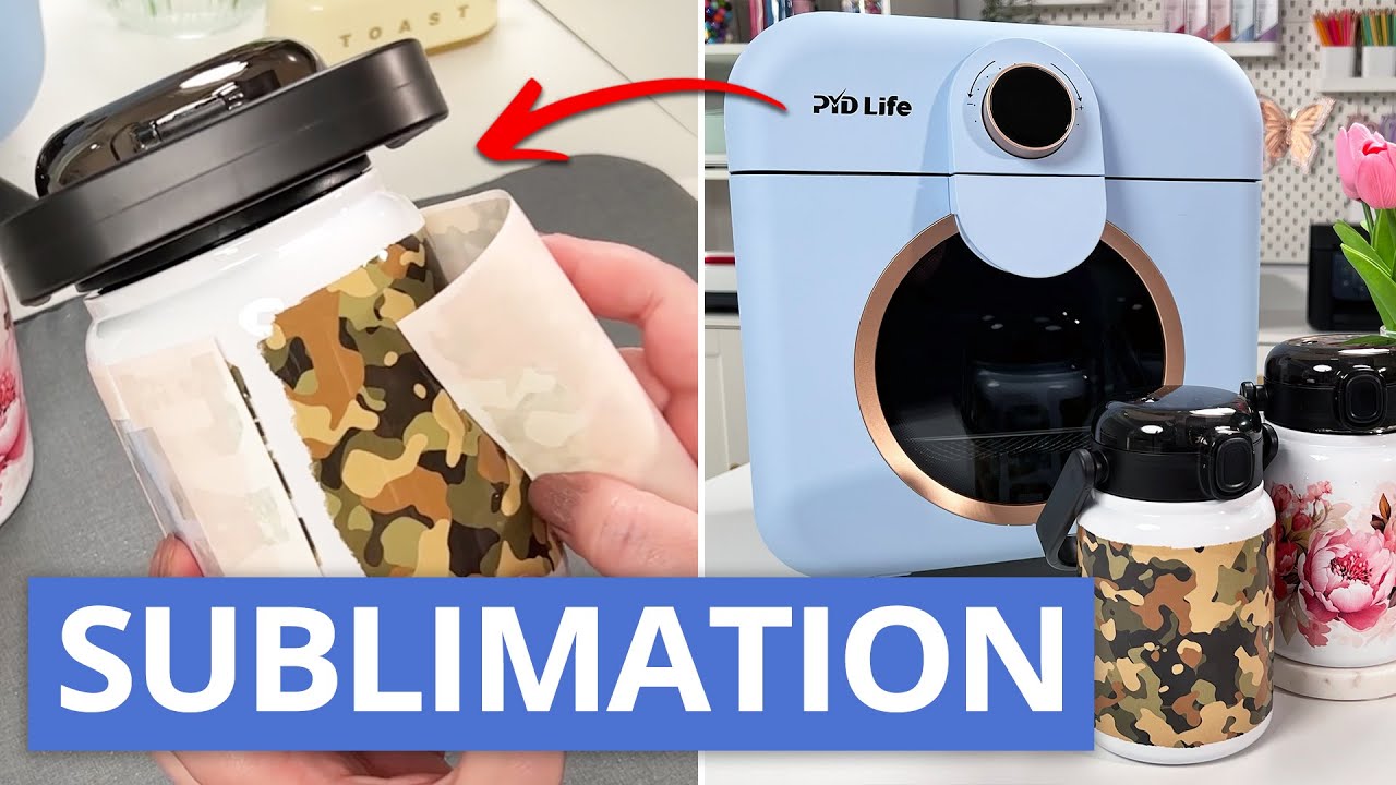 How To SUBLIMATE on TUMBLERS with the PYD Life Sublimation Oven