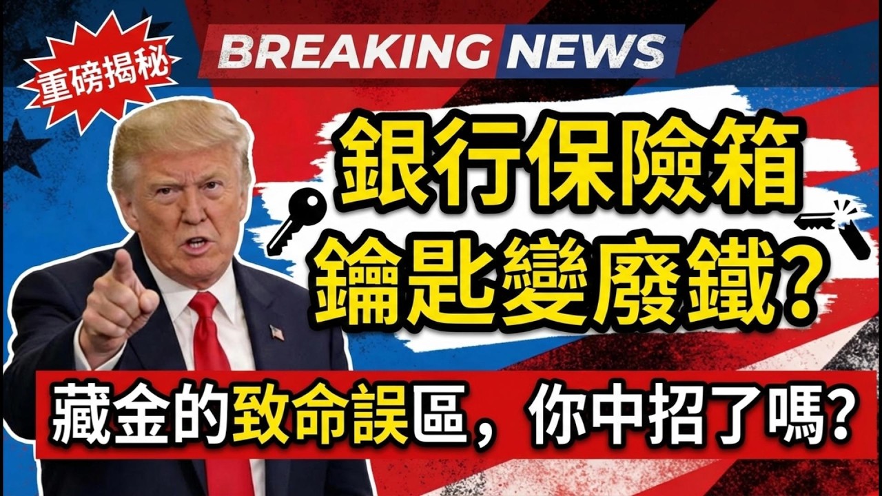 银行保险箱钥匙变废铁？2026 藏金的致命误区，你中招了吗？