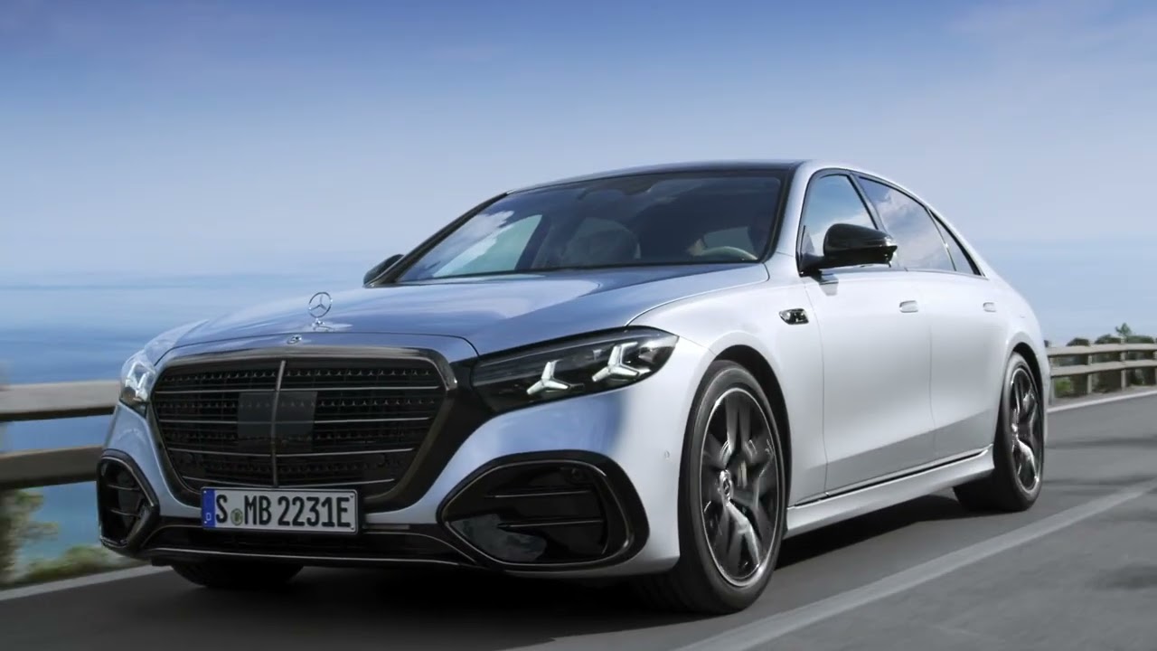 Видео тест-драйва Mercedes-Benz S 580e 4MATIC Saloon удлиненной версии с технологией EQ Hybrid.
