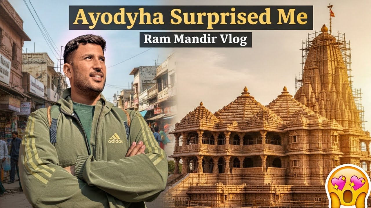 Finally Reached Ayodhya 🇮🇳 | First Time at Ram Mandir 