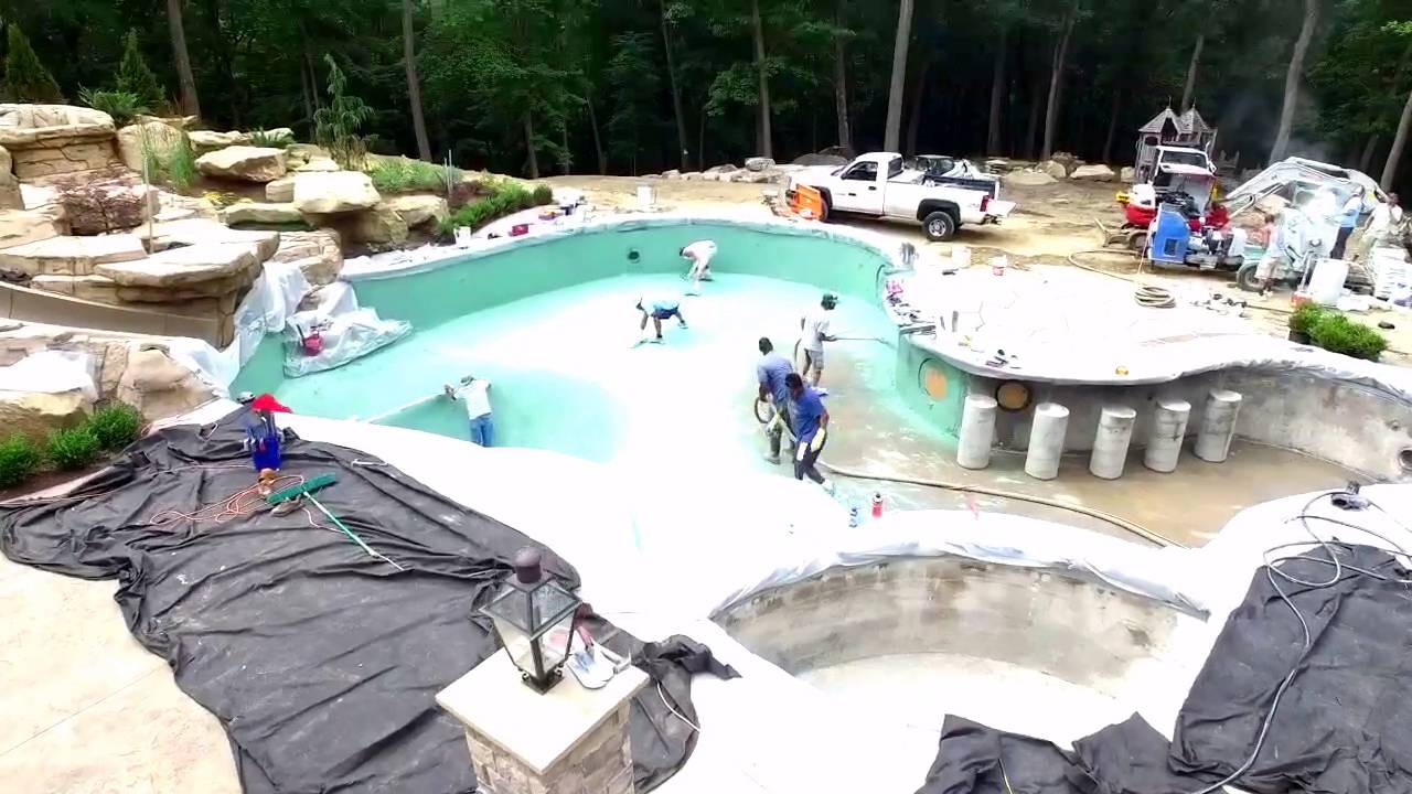 Custom Pool Plaster by World Class Pools of Pittsburgh
