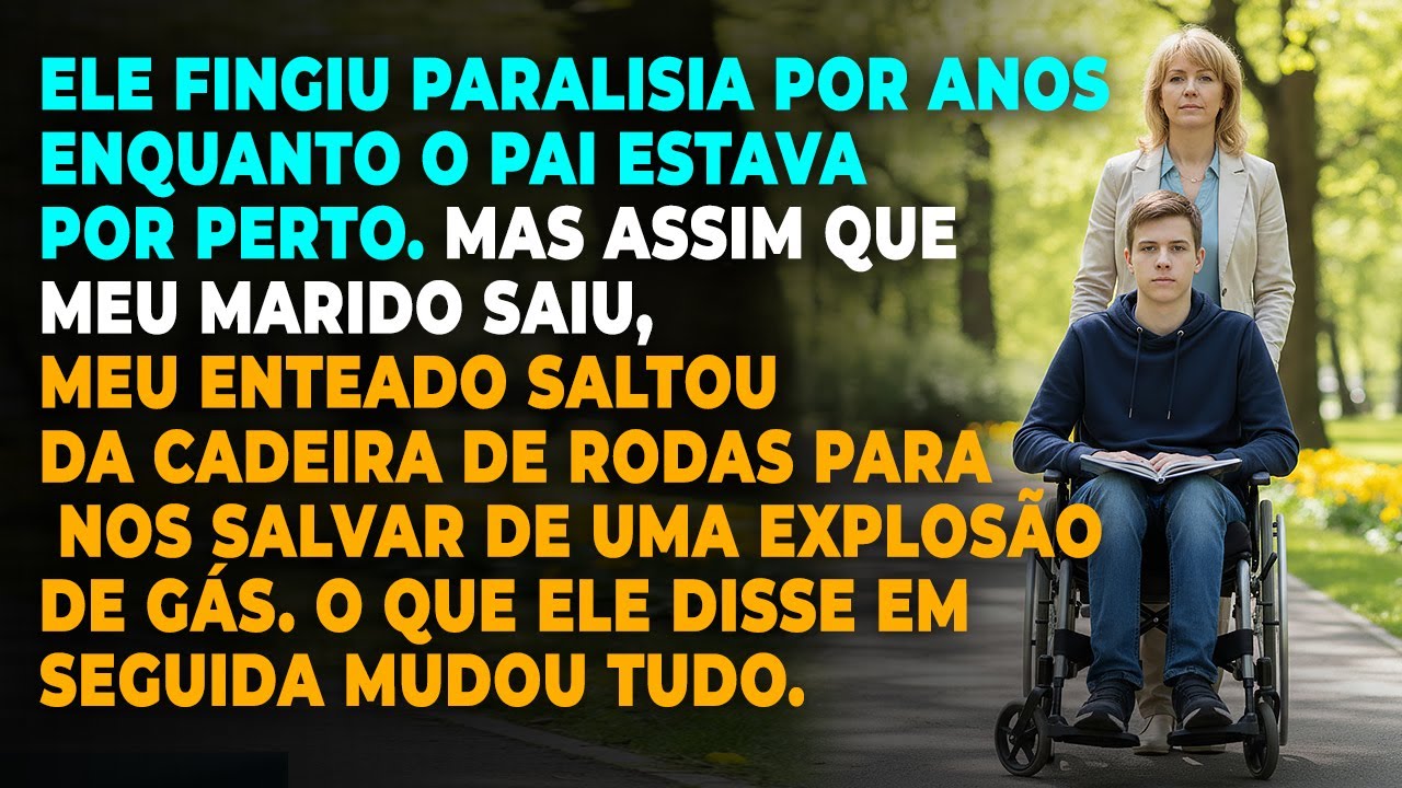 Meu marido foi embora…então seu “filho paralítico”👨‍🦽se levantou para impedir o vazamento de gás ⚠️