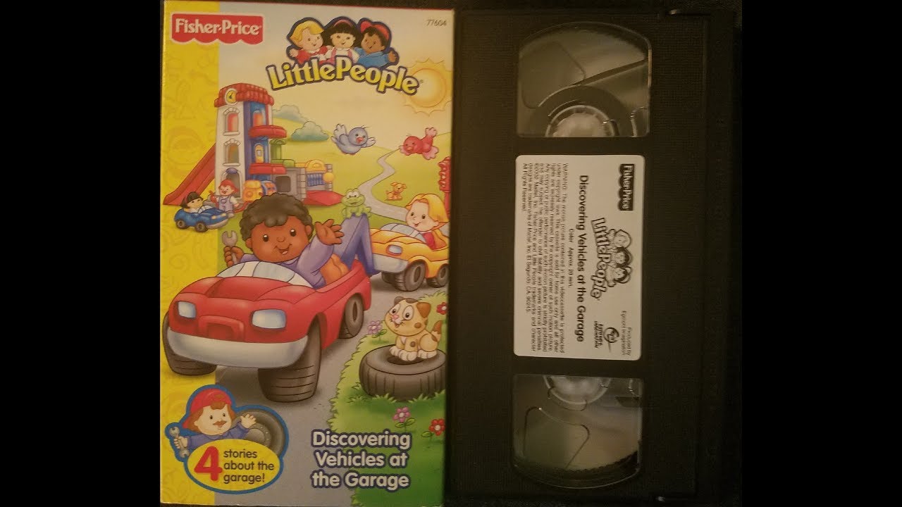 Fisher-Price Little People: Discovering Vehicles at the Garage (2002 VHS)