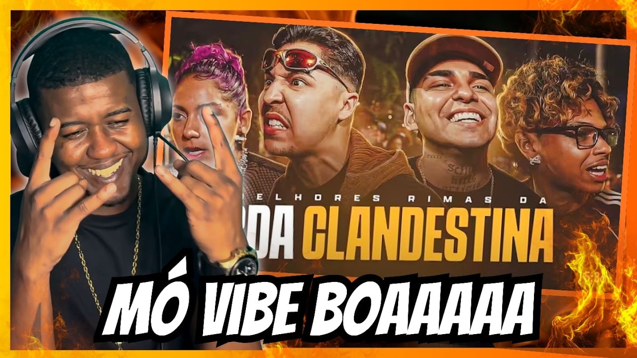 Jhony REACT - MELHORES RIMAS BDA CLANDESTINA 🔥🎶!