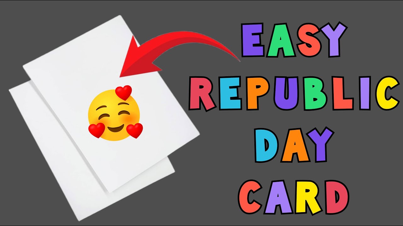 How to make Republic Day Card | Republic Day Card Making | DIY Republic Day Card 