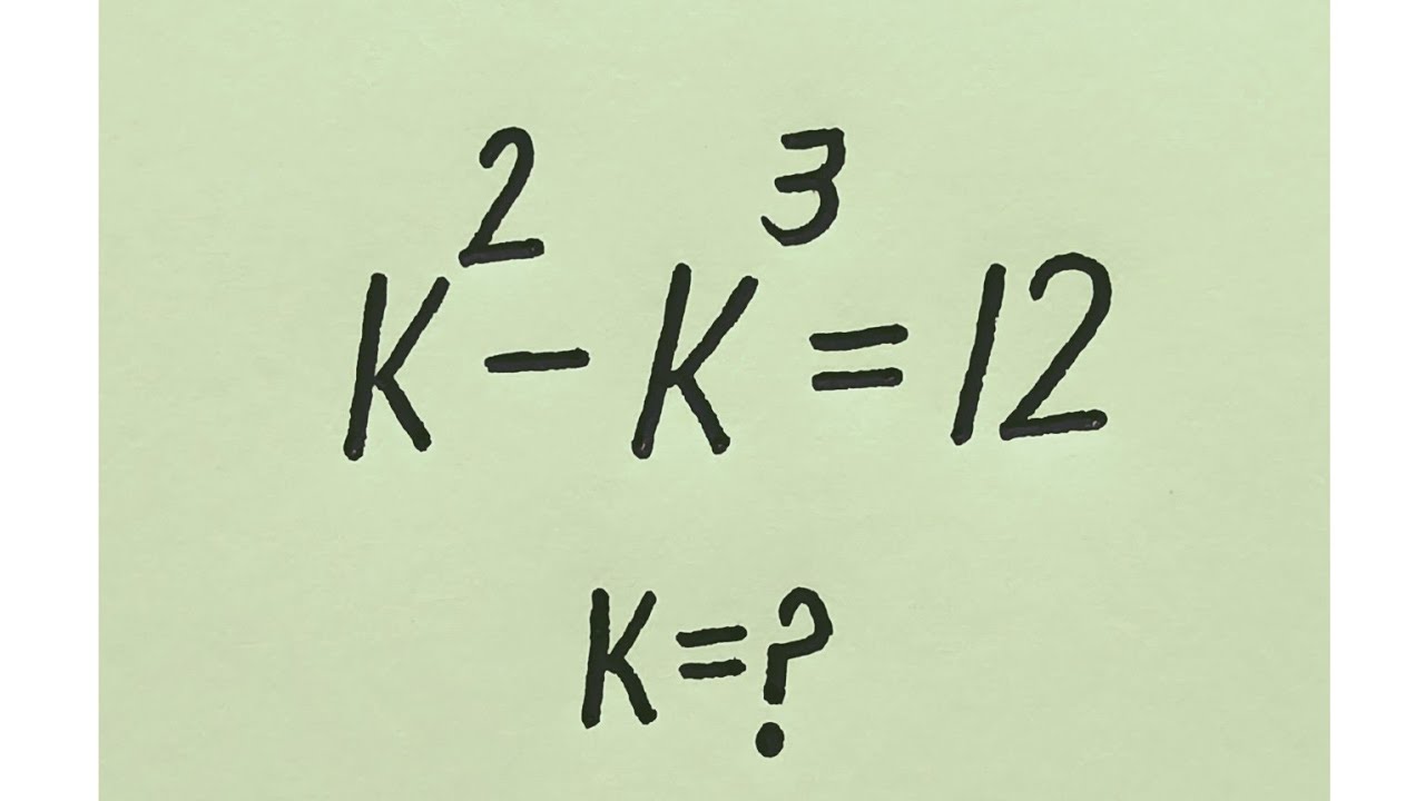Nice Olympiad Math Algebra Simplification Question | Find Value of k=? | Algebra 