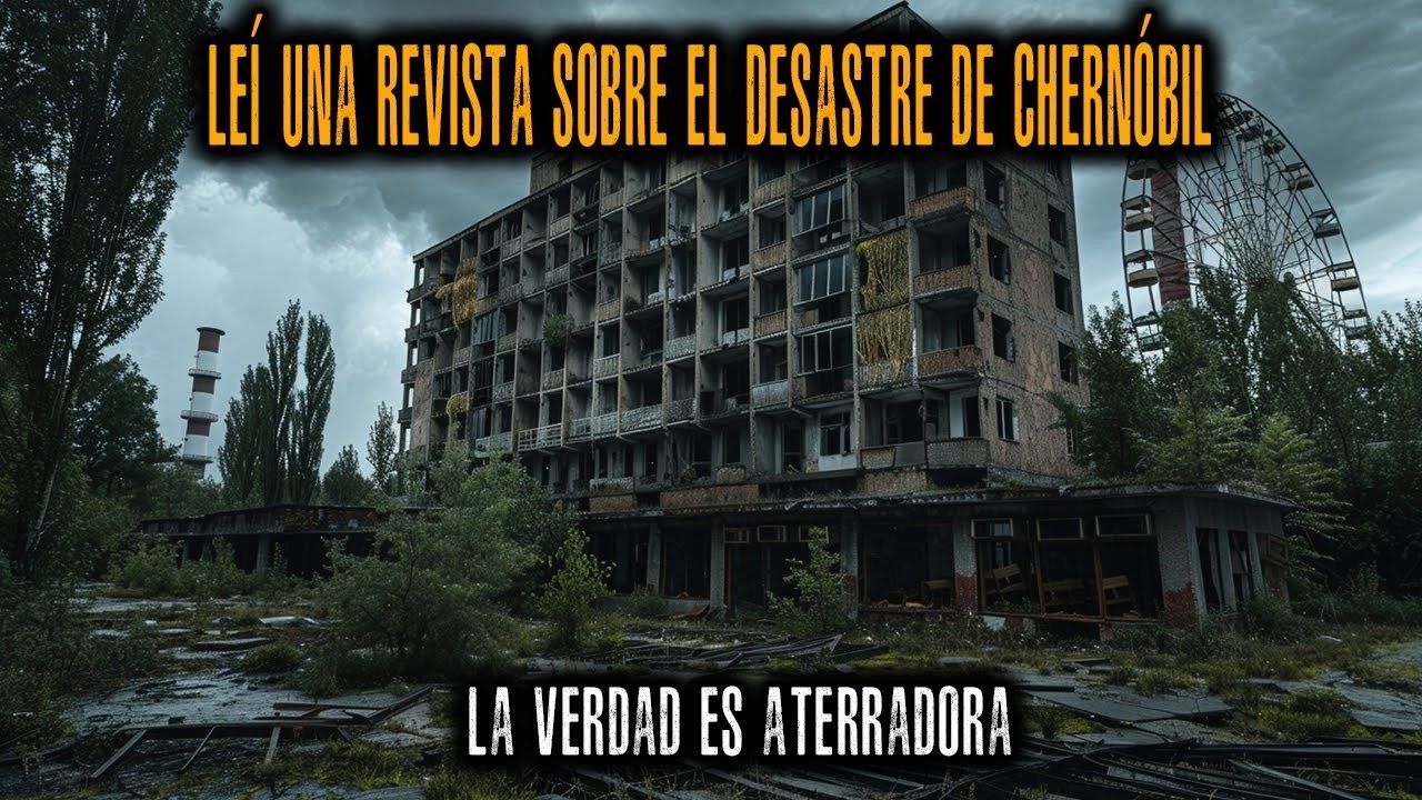 Recibí una revista sobre el desastre de Chernóbil  La verdad es ATERRADORA…