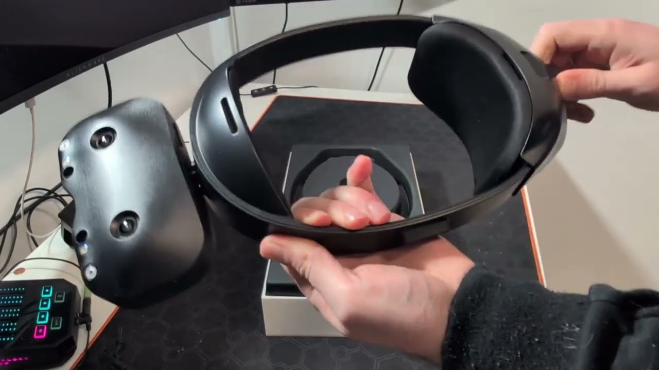 Lynx R1 kickstarter mixed reality headset unboxing