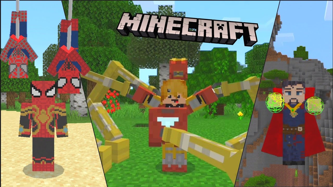 MCPE - New Best Superhero Addon/Mods For Minecraft PE | 1.18+