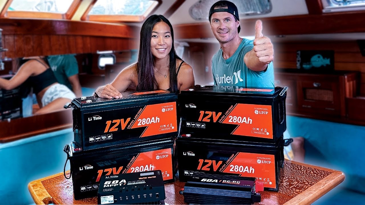 LITHIUM UPGRADE: POWERING EXPEDITION SAILBOAT FOR ENDLESS ADVENTURE (AND APPLIANCES) - Ep 216