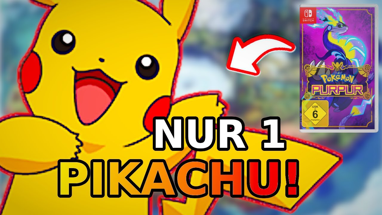 Kann man Pokémon Purpur NUR mit einem Shiny Pikachu durchspielen?