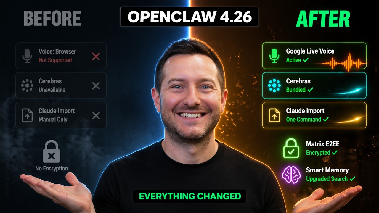 OpenClaw 4.26 Update - Everything YOU Need To Know