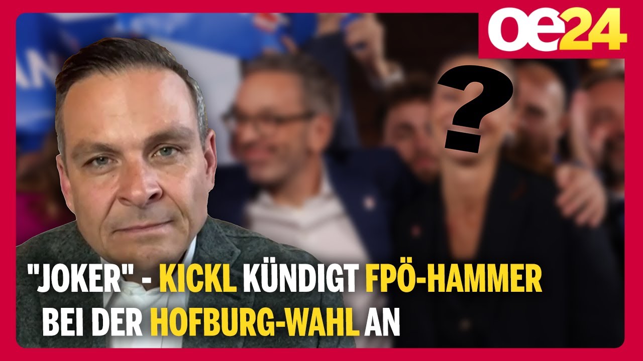 "Mir fallen 5-6 Kandidaten ein" | Kickl kündigt FPÖ-Hammer bei der Hofburg-Wahl an - 