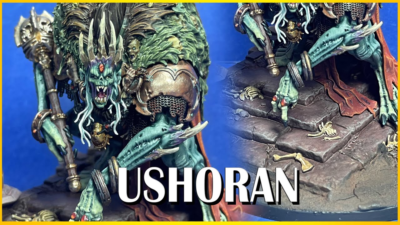 Joyful Painting - Flesh Eater Courts - Ushoran The Mortarch of Delusion - Noble(Lol) Savage King