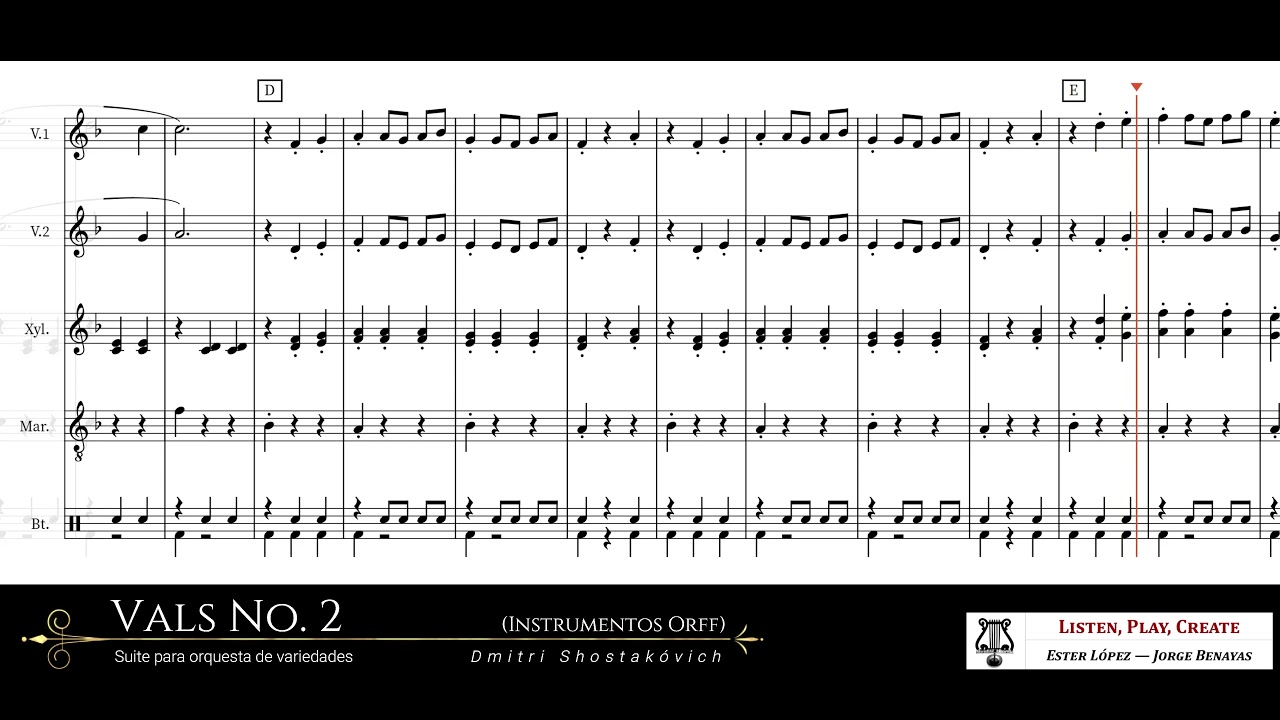 Shostakóvich - Vals 2 (Orff)