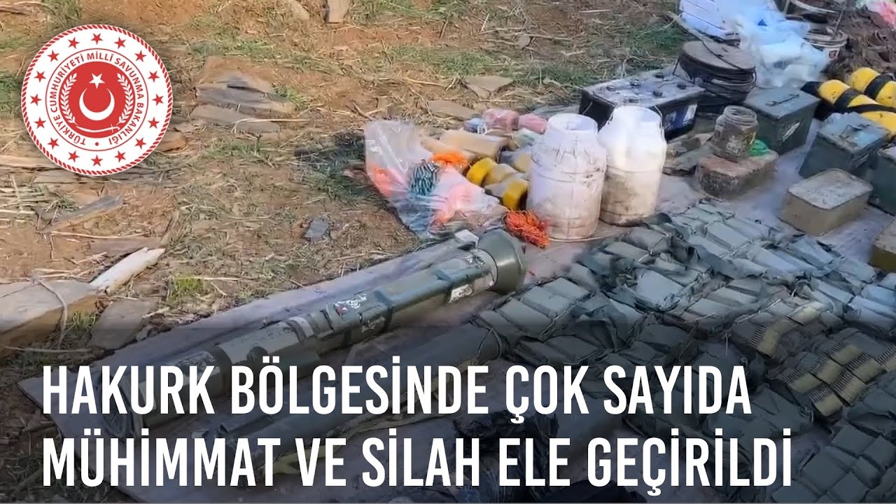 Kahraman Mehmetçiklerimiz, Hakurk Bölgesinde Çok Sayıda Mühimmat ve Silah Ele Geçirdi