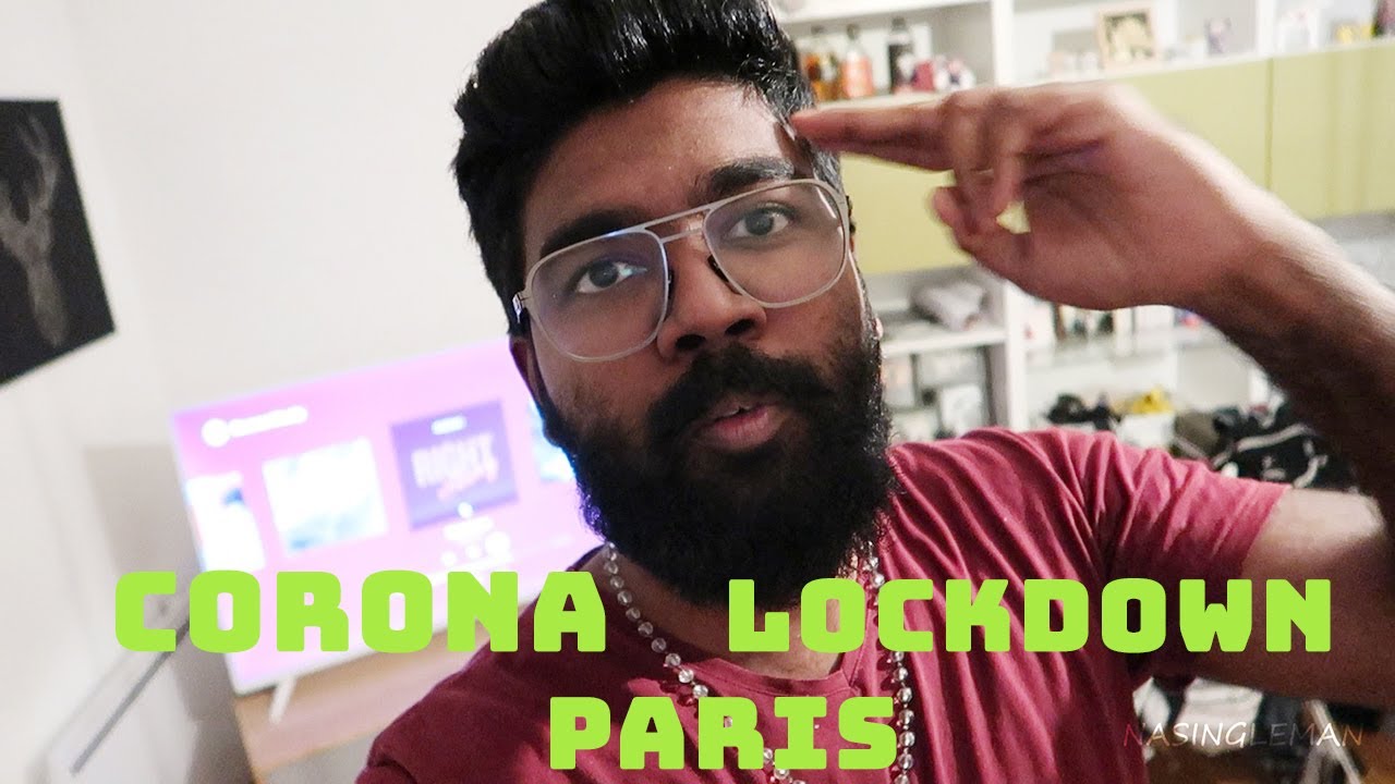 Coronavirus lockdown paris | Tamil VLOG | Quarantine  | Current situation & status in paris !