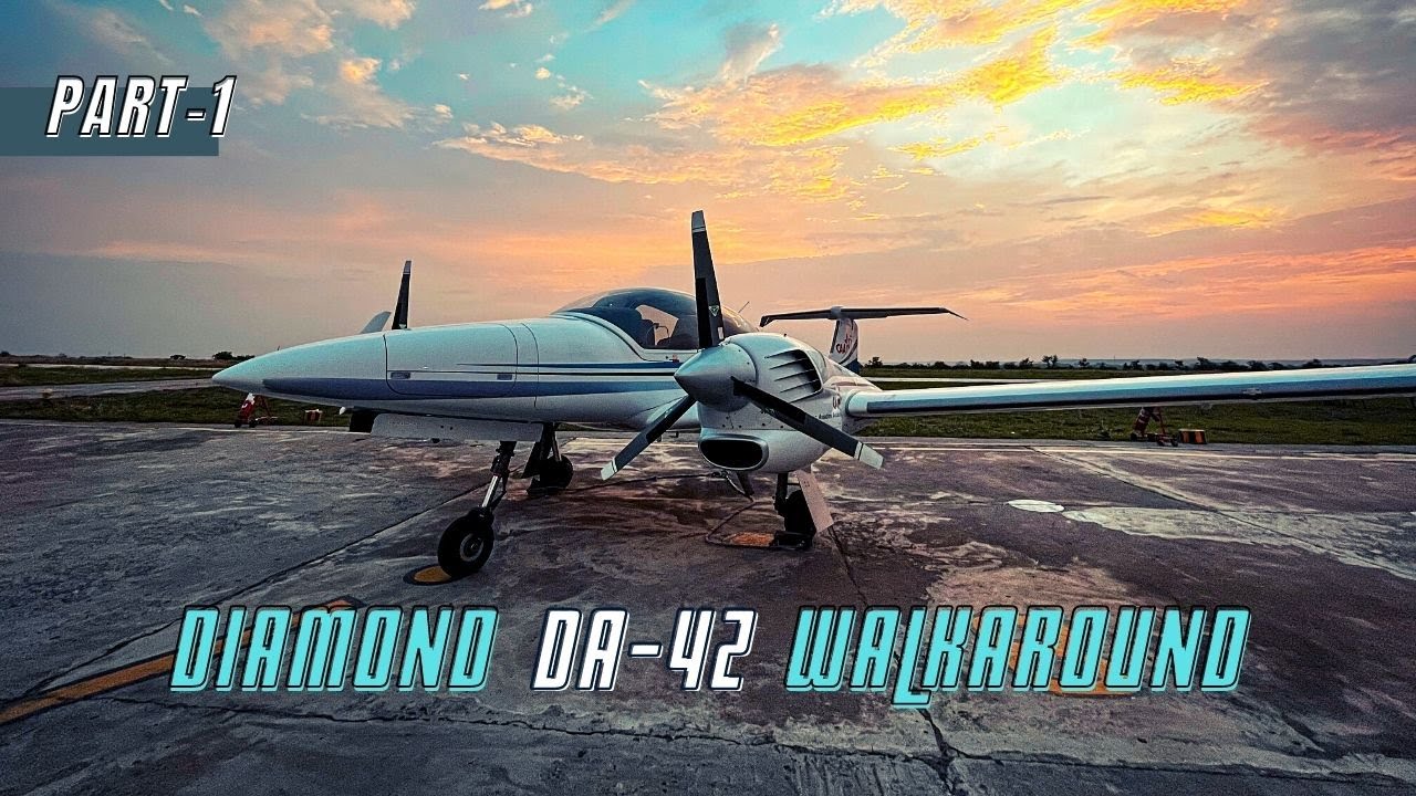 My introduction to the DIAMOND DA42 Multi Engine aircraft 😍@chimesaviationacademy | Part-1