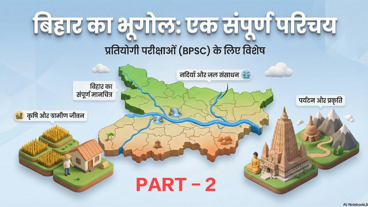 बिहार के भूगोल | Bihar Special | BPSC-TRE Special by Rajendra Sir | Bihar GK |