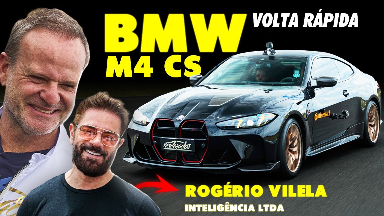 BMW M4 CS NA VOLTA RÁPIDA! Rubinho ACELERA o esportivo com Rogério Vilela do @Inteligência Ltda!