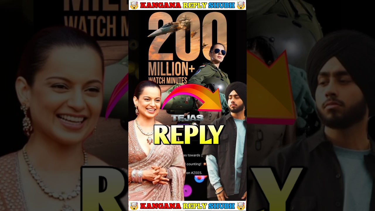Kangana Ranaut has given a trending reply to Shubh 🤓🔥 #shubhleo #kanganaranaut #shubhvskangana