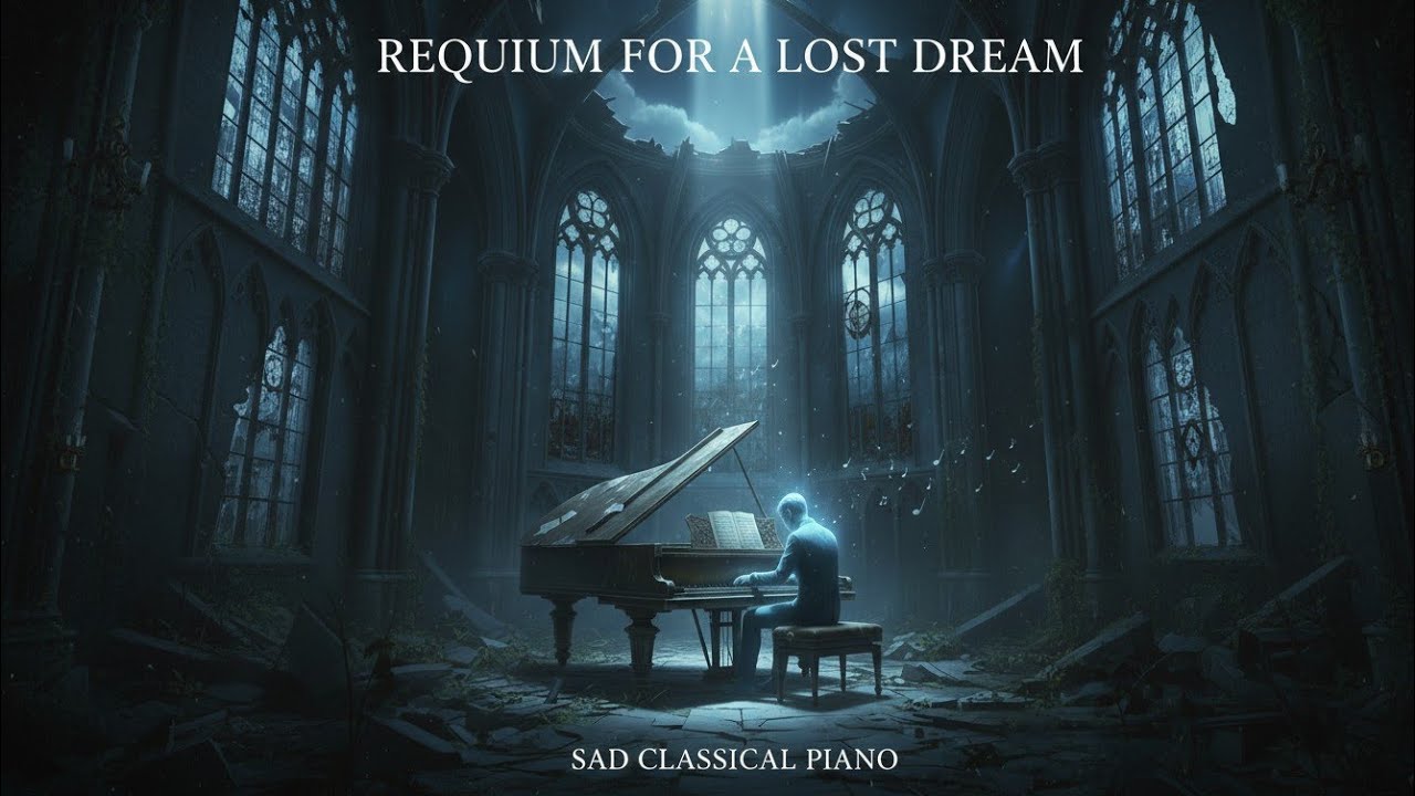 Requiem for a Lost Dream — Dark Sad Classical Piano in an Abandoned Cathedral
