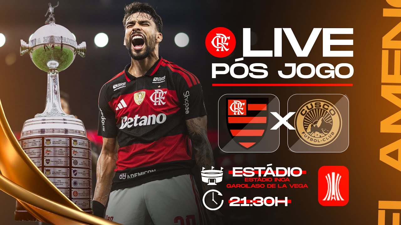 P&oacute;s-jogo de Flamengo x Cusco pela Libertadores