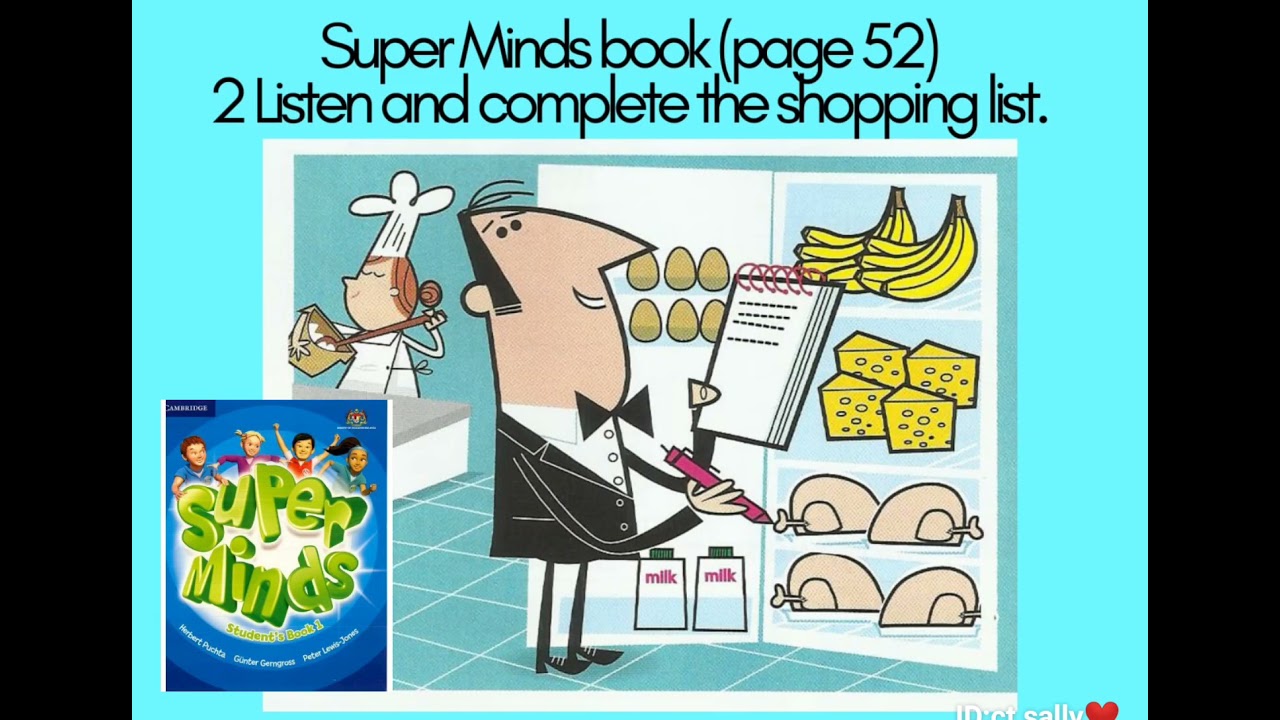 ENGLISH YEAR 1                                                  SUPER MINDS BOOK PAGE 52