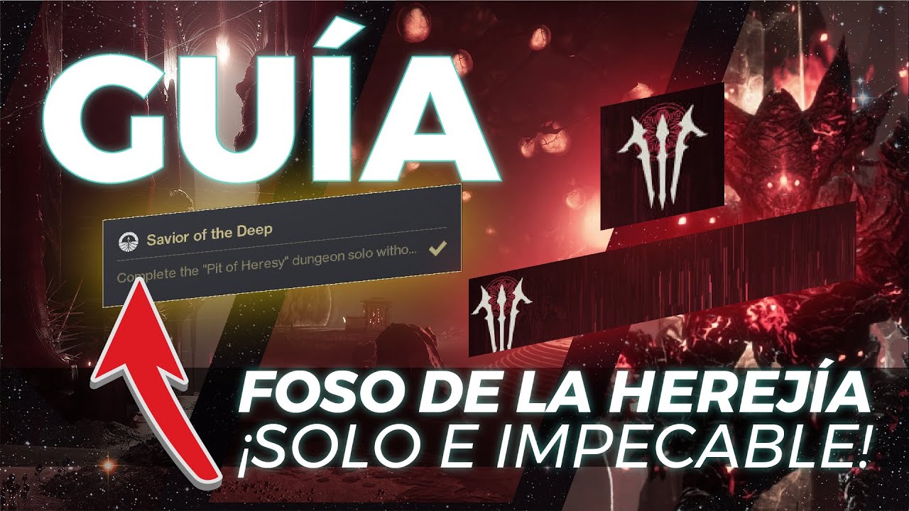 Guía completa Foso de la Herejía SOLO FLAWLESS – Destiny 2 PvE 2025