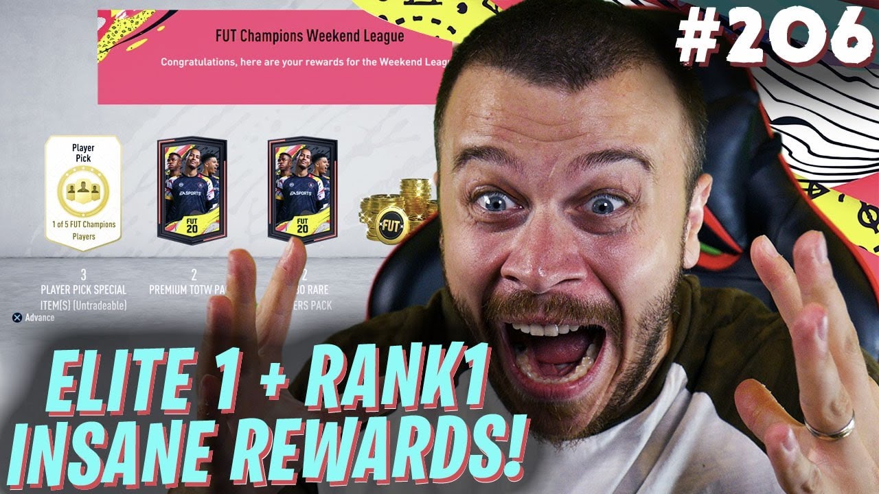 FIFA 20 MY ELITE 1 FUT CHAMPIONS & RANK 1 DIVISION RIVALS REWARDS ARE INSANE! WE PACK A HUGE WALKOUT