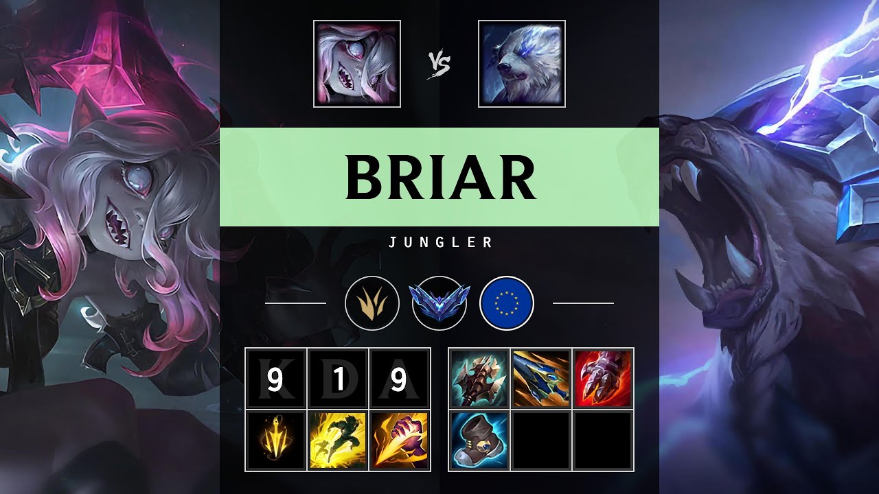 Briar Jungle vs Volibear: Unstoppable - EUW Diamond Patch 14.24