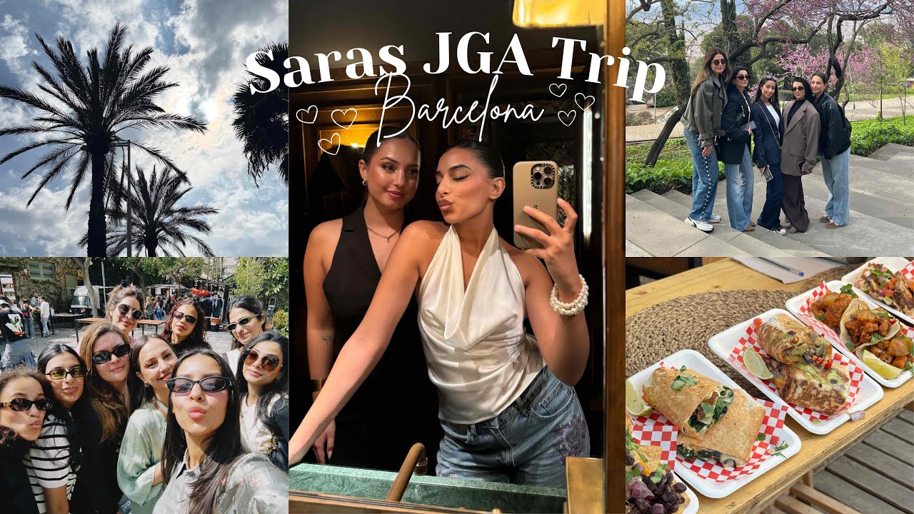 Girlstrip nach Barcelona f&uuml;r Saras JGA 🥹💖✨🪩 | LAURA SIEBERT