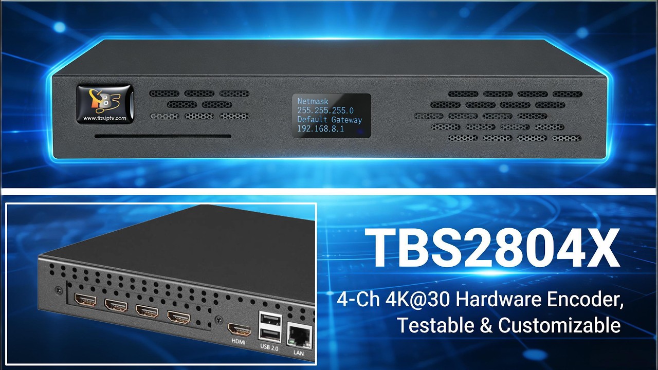 TBS2804X 4K HDMI Encoder for Multi-Platform & Cross-Border Live | OEM/ODM Support