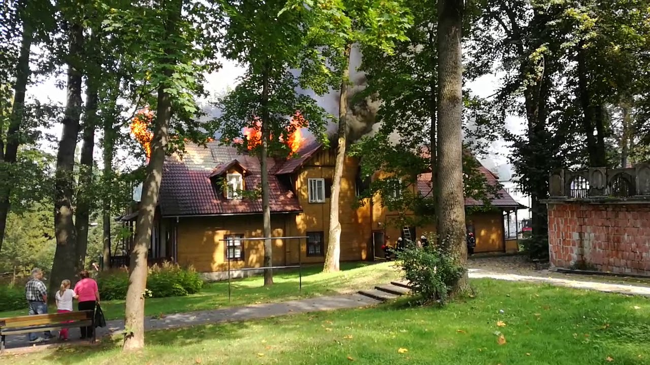 Pożar Rabka-Zdrój 9.09.2018